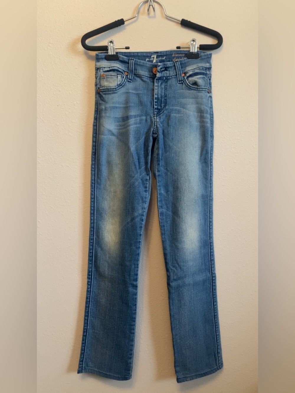 7 For All Mankind Light Blue Denim Jeans
